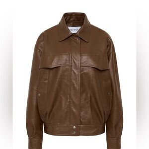 HENNE Nova Leather Jacket in Pecan (multiple sizes available)